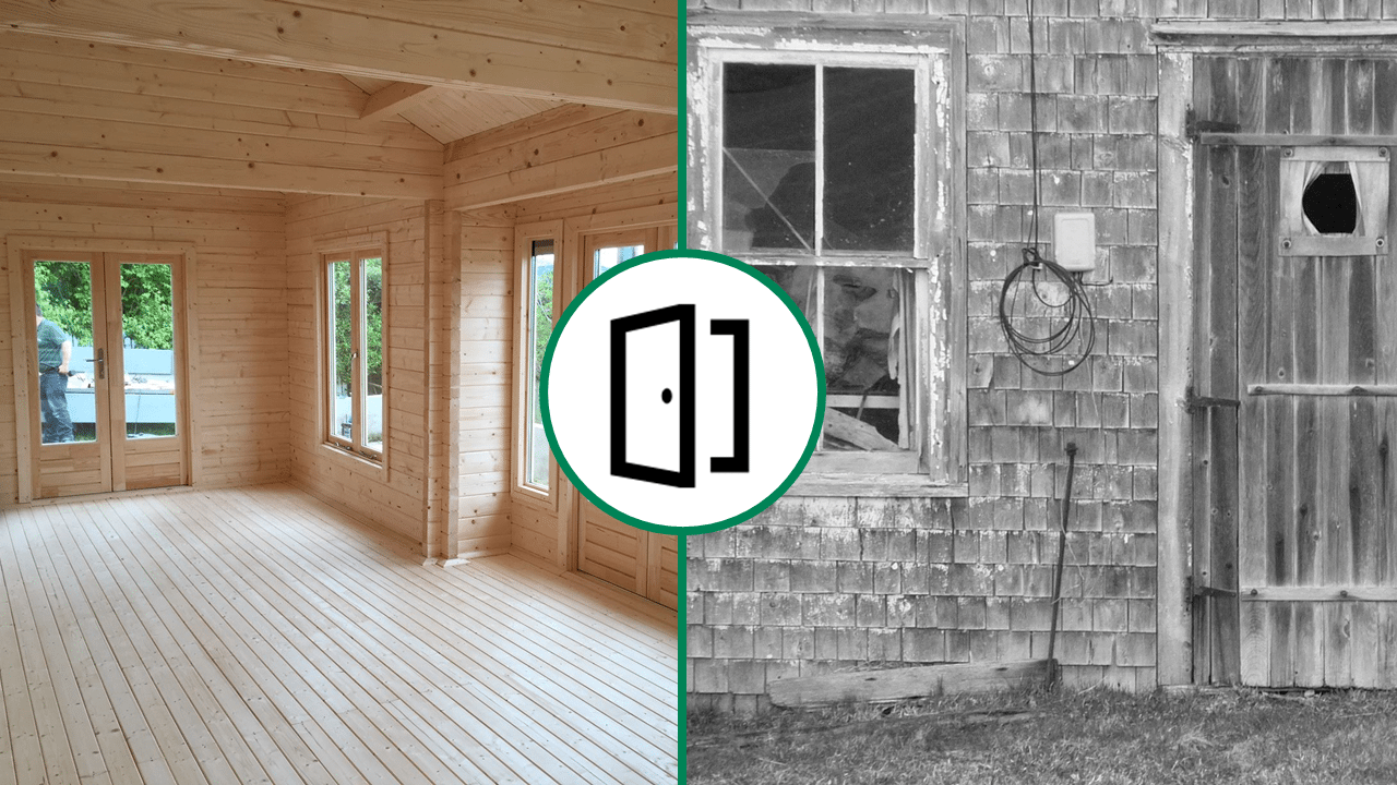 Einbau von fenstern und türen